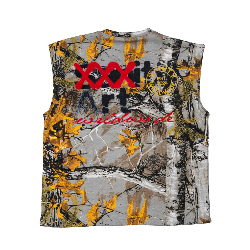 Ramir Leon Cut off  Camo Tee