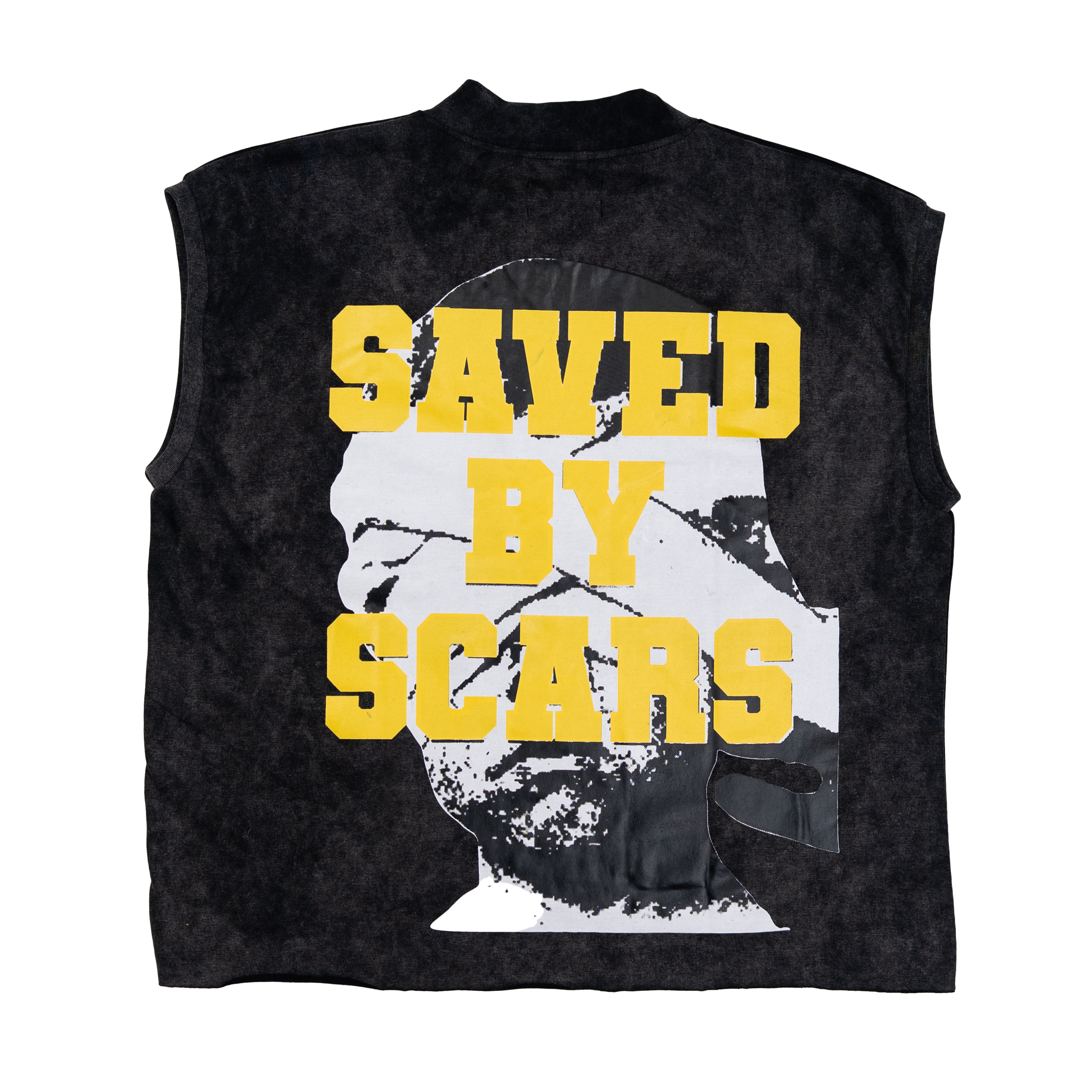 Saved By Scars Sleeveless Cropped Tee
