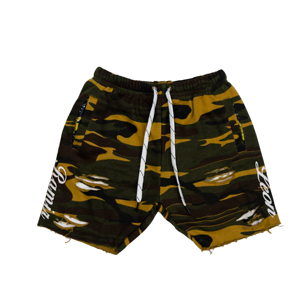 Ripped Ramir Leon Shorts