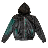 Elevate Star Leather Jacket – Emerald